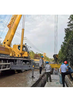 睢宁县滨河水街线路工程